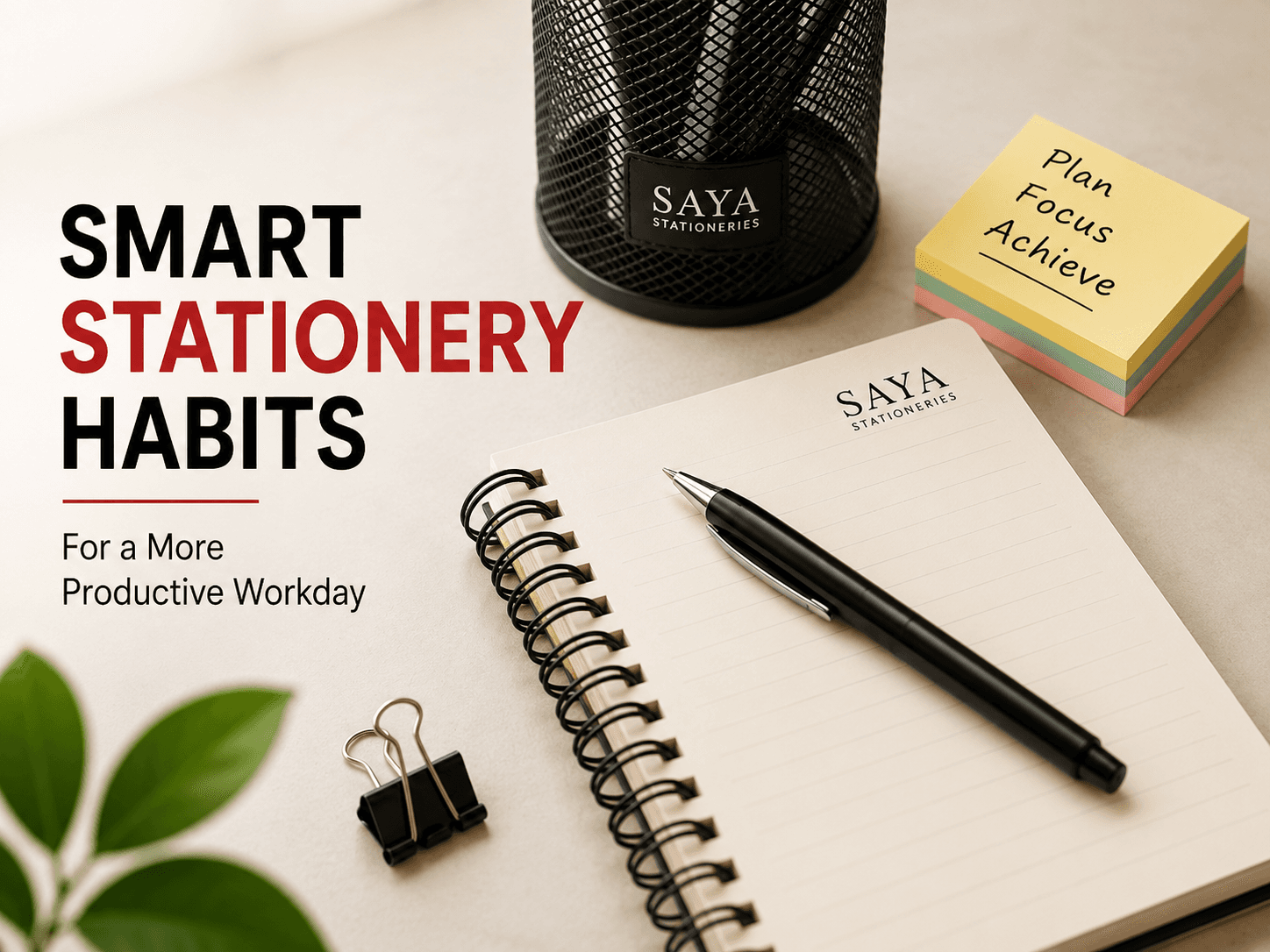 Smart Stationery Habits for a More Productive Workday